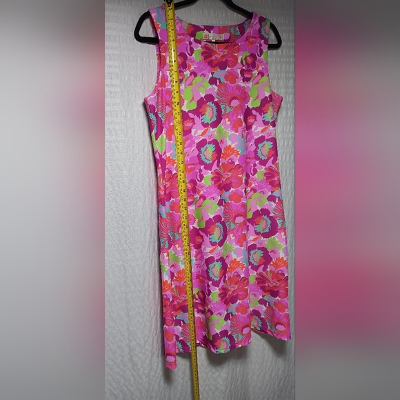 Jude Connally Pink Floral Sleeveless Dress Size L - Picture 4 of 8